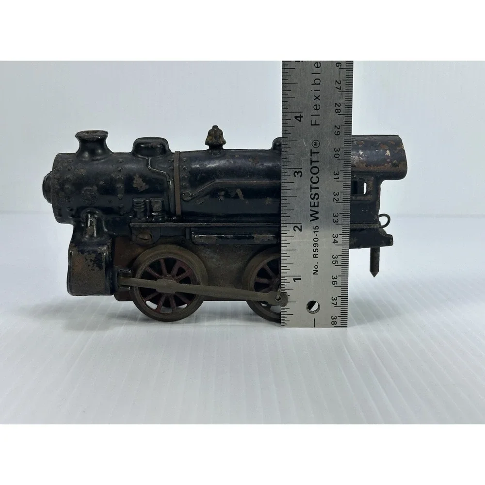 Antique Cast Iron‎ Toy Windup Train Locomotive Grill Broken
